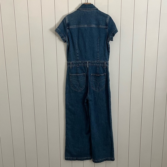 Rolla's Sailor Jumpsuit Breaker in Mid Vintage Blue - Picture 9 of 9
